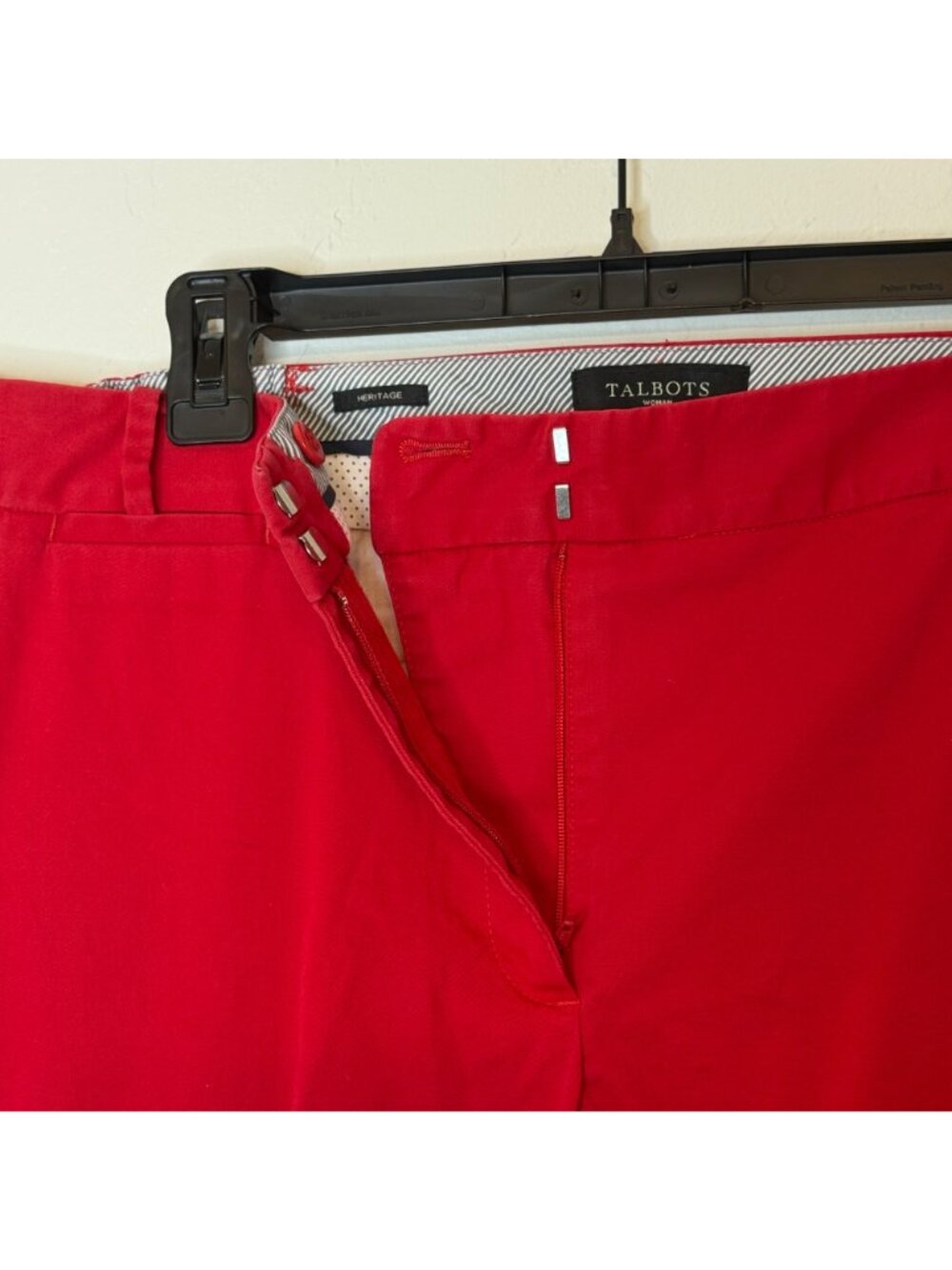 Talbots Woman Heritage Red Ankle Pant Trousers Size 16W - Picture 5 of 10